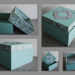 Boite à couvercle rentrant